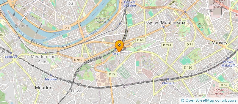 localisation de l'entreprise SNC DE LA REVOLUTION à ISSY-LES-MOULINEAUX