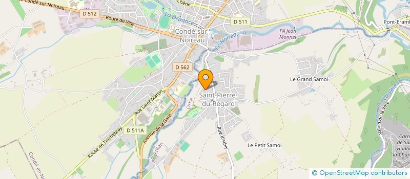 localisation de l'entreprise SNC DE LA VERE à SAINT-PIERRE-DU-REGARD