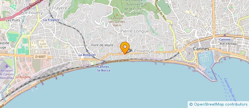 localisation de l'entreprise SNC DE LANCEM HOTELLER TEMPORAI & PROVIS à CANNES