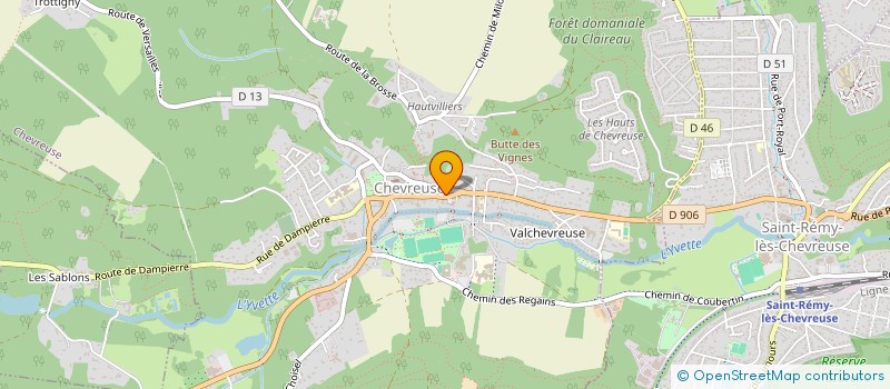 localisation de l'entreprise SNC DEBREIL  CHEVREUSE