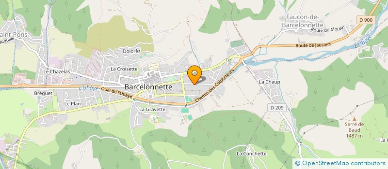 localisation de l'entreprise SNC DECOI'FF à BARCELONNETTE
