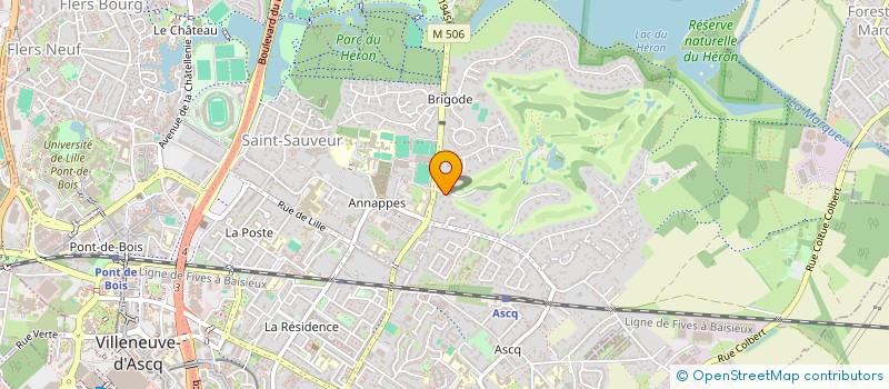 localisation de l'entreprise SNC DEDECKER  VILLENEUVE-D'ASCQ