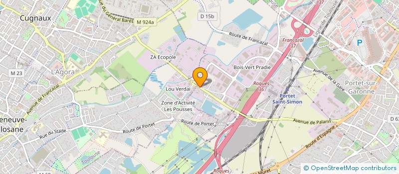 localisation de l'entreprise SNC DEGIOANNI ET CIE à PORTET-SUR-GARONNE