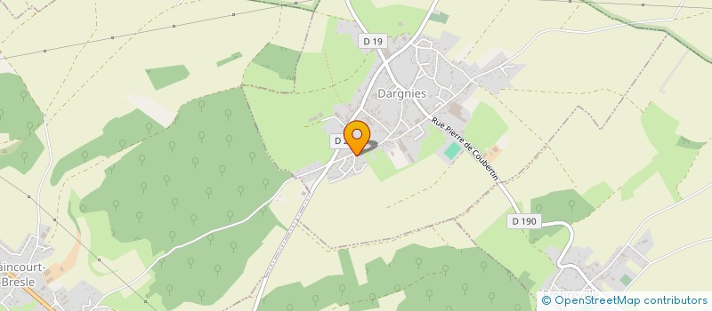 localisation de l'entreprise SNC DELBARRE HY à DARGNIES