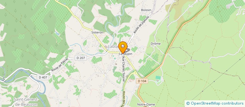 localisation de l'entreprise SNC DELEYROLLE  LABLACHERE