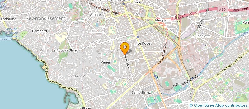localisation de l'entreprise SNC DELIBES à MARSEILLE