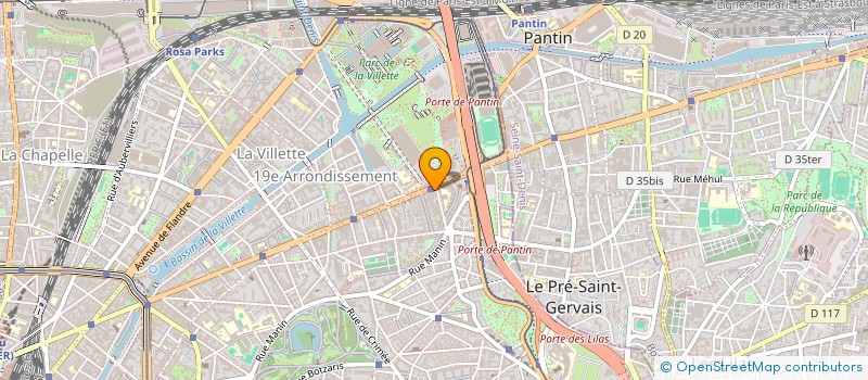 localisation de l'entreprise SNC DELMAS à PARIS