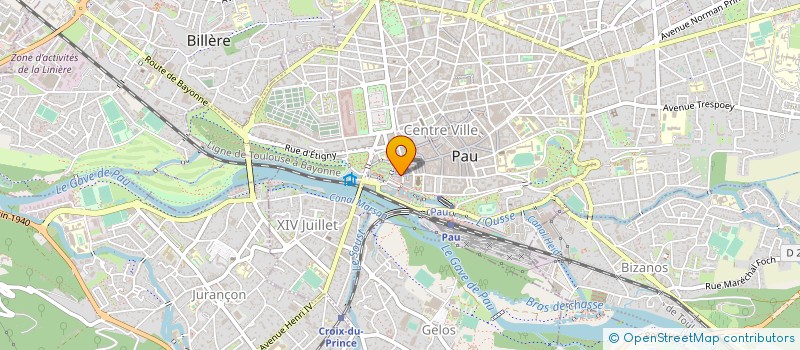 localisation de l'entreprise SNC DELORT à PAU