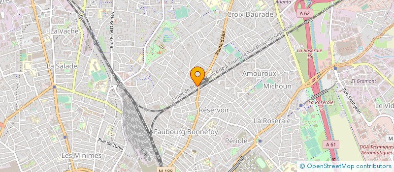 localisation de l'entreprise SNC DENAT à TOULOUSE