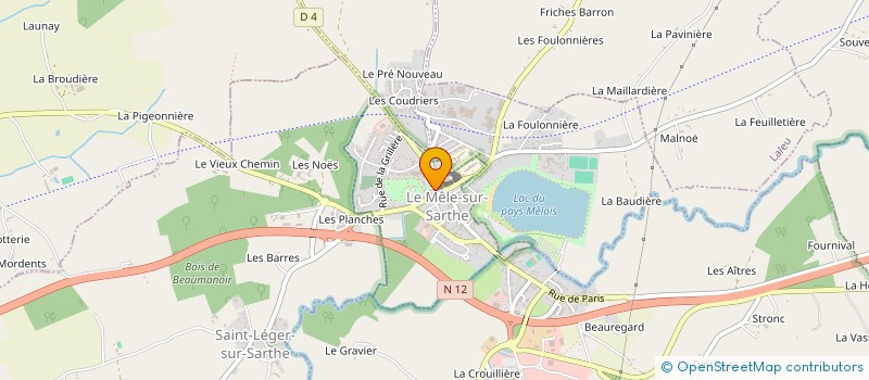 localisation de l'entreprise SNC DENIS à LE MELE-SUR-SARTHE