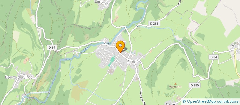 localisation de l'entreprise SNC DENISET  SIROD