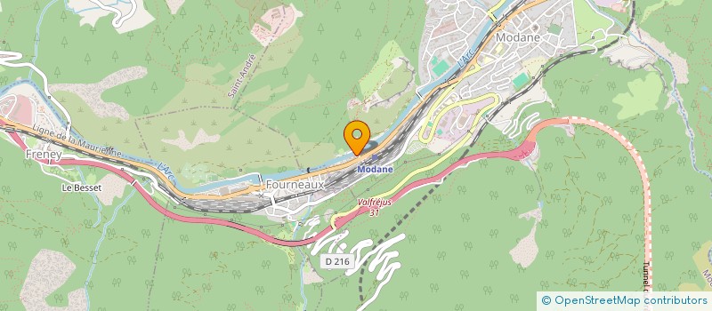 localisation de l'entreprise SNC DENOMMEE LES TROIS  C  MODANE