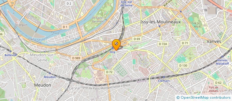 localisation de l'entreprise SNC DES 16 VIGNES à ISSY-LES-MOULINEAUX