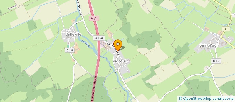 localisation de l'entreprise SNC DES 2 RIVIERES  VIOCOURT