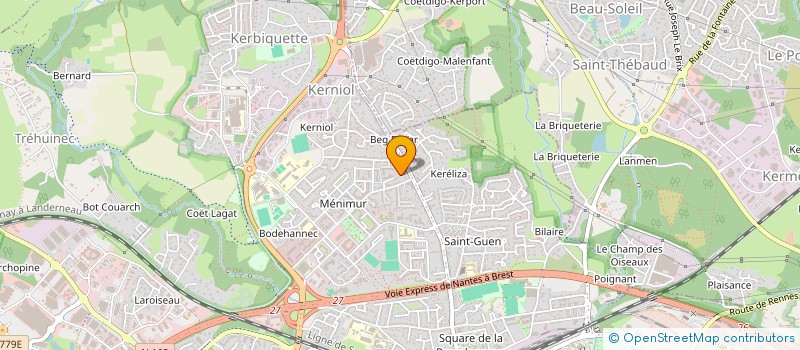 localisation de l'entreprise SNC DES 3 MOULINS à VANNES