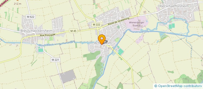 localisation de l'entreprise SNC DES CIGOGNES  ACHENHEIM