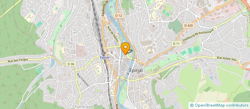 localisation de l'entreprise SNC DES CORVEES à EPINAL