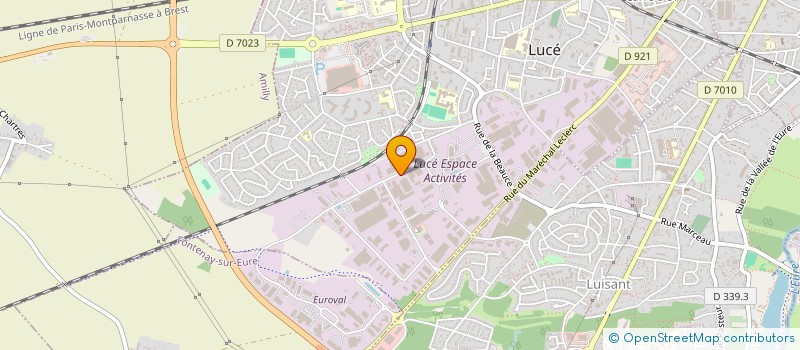 localisation de l'entreprise SNC DES EDITEURS à LUCE