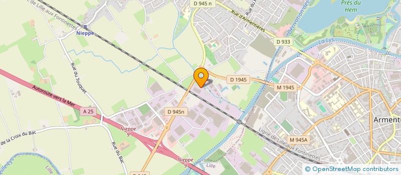 localisation de l'entreprise SNC DES FLANDRES à NIEPPE