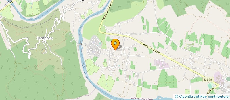 localisation de l'entreprise SNC DES MAZES  VALLON-PONT-D'ARC