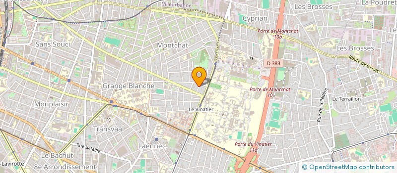 localisation de l'entreprise SNC DES MOBILES  LYON