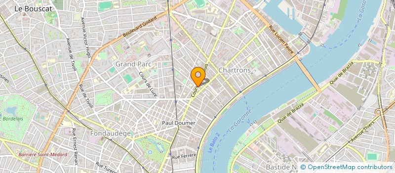 localisation de l'entreprise SNC DES MONTS  BORDEAUX