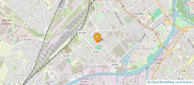 localisation de l'entreprise SNC DES MYRTILLES à LILLE
