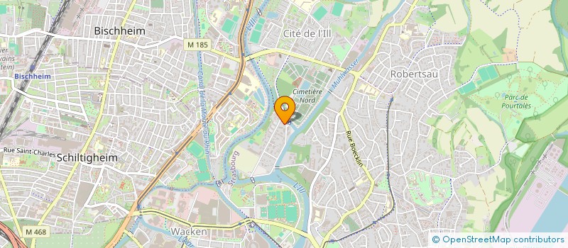 localisation de l'entreprise SNC DES ORFEVRES - PJ à STRASBOURG