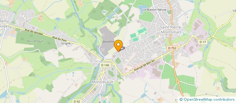 localisation de l'entreprise SNC DES PRIMEURS à MONTREVAULT-SUR-EVRE