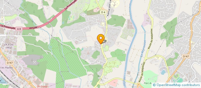 localisation de l'entreprise SNC DES TROIS CHATEAUX à FREJUS