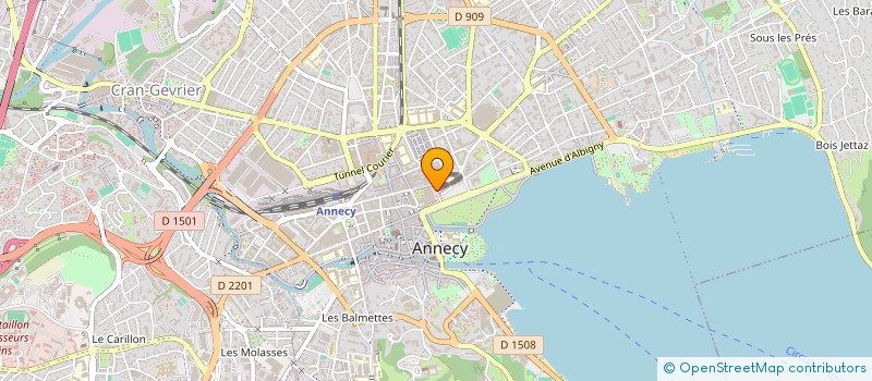 localisation de l'entreprise SNC DESBATS-SALZE  ANNECY