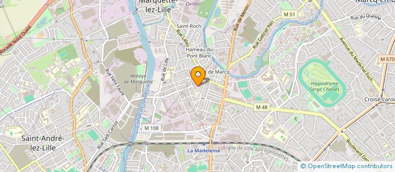 localisation de l'entreprise SNC DESBUQUOIT ET RYCKEBOER à MARCQ-EN-BARŒUL