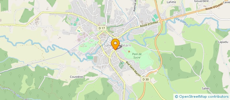localisation de l'entreprise SNC DESPERIERS PENNE à SALIES-DE-BEARN