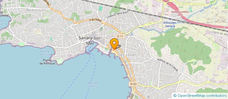 localisation de l'entreprise SNC DESSI REBEL ET CIE à SIX-FOURS-LES-PLAGES