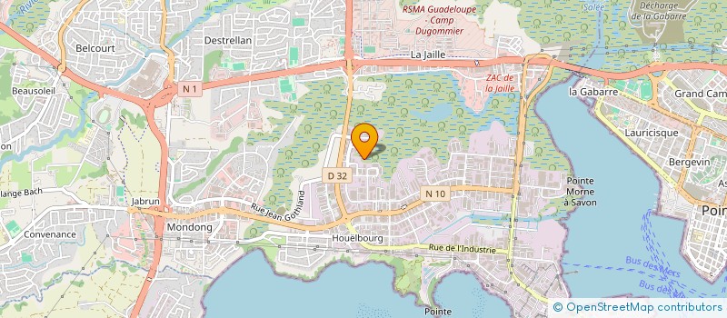 localisation de l'entreprise SNC DEV-INVEST 122  BAIE-MAHAULT