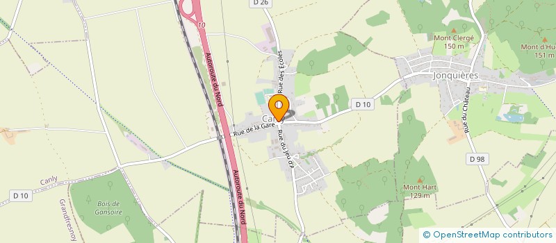 localisation de l'entreprise SNC DEVEAUX  CANLY