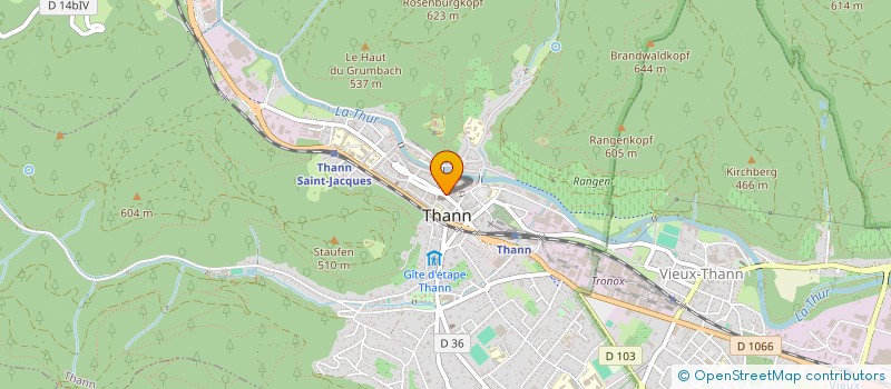 localisation de l'entreprise SNC DIAMART  THANN