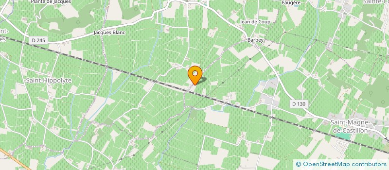 localisation de l'entreprise SNC DIAS ROUSSARIE FRERES  SAINT-MAGNE-DE-CASTILLON