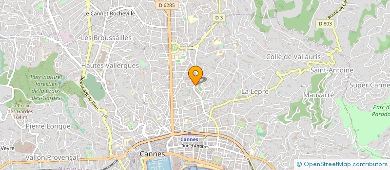 localisation de l'entreprise SNC DIEP ET COMPAGNIE à CANNES