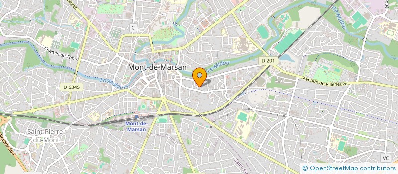 localisation de l'entreprise SNC DIHARCE à MONT-DE-MARSAN