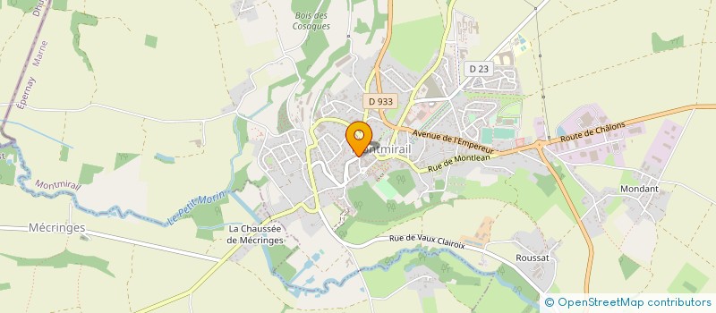 localisation de l'entreprise SNC DIOT ET CIE à MONTMIRAIL