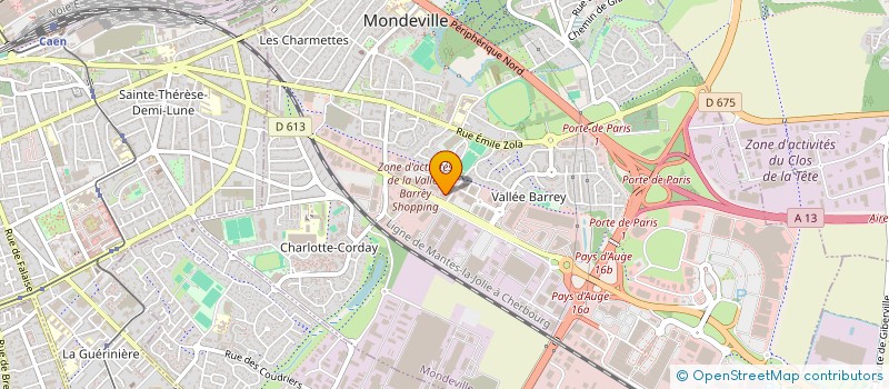 localisation de l'entreprise SNC DISPASUD DISTRIBUTION PARIS SUD à MONDEVILLE