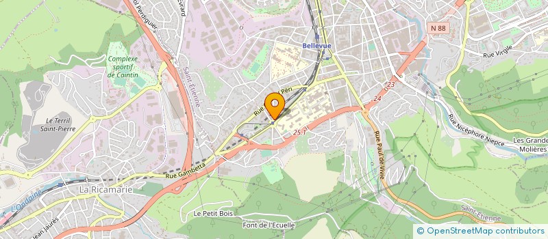 localisation de l'entreprise SNC DOCM  SAINT-ETIENNE