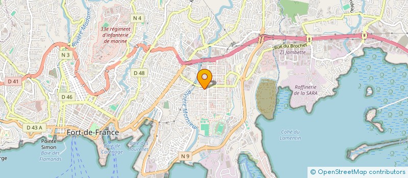 localisation de l'entreprise SNC DOM INDUST 2  FORT-DE-FRANCE