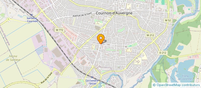 localisation de l'entreprise SNC DOME  COURNON-D'AUVERGNE