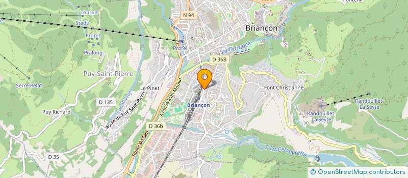 localisation de l'entreprise SNC DOMENGE ET CIE à BRIANCON