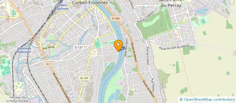 localisation de l'entreprise SNC DONNEMARIE CHAMPS AUX LIEVRES  CORBEIL-ESSONNES