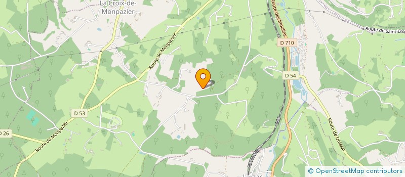 localisation de l'entreprise SNC DOS SANTOS à SIORAC-EN-PERIGORD