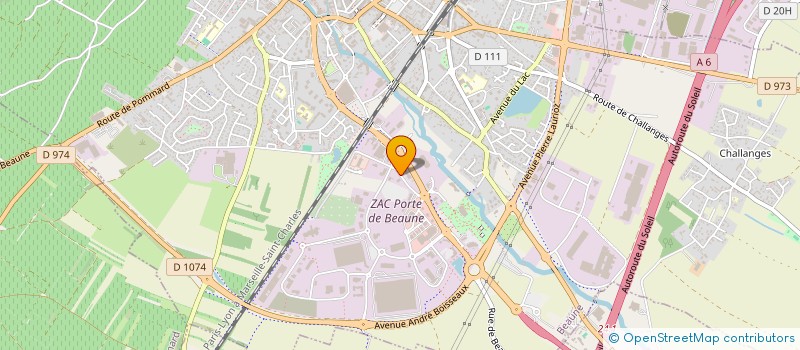 localisation de l'entreprise SNC DREYFUS ET CIE à BEAUNE