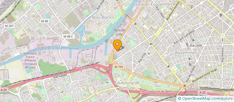 localisation de l'entreprise SNC DRUART PLANQUE à LILLE